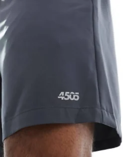 4505 Icon 7 Inch Training Shorts With Quick Dry In Charcoal