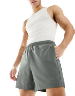 4505 Icon 5 Inch Training Shorts With Quick Dry In Black And Grey