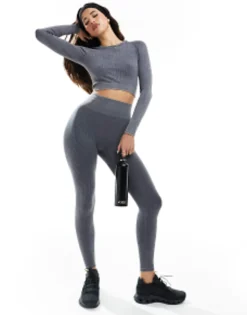 4505 Icon Seamless Rib Gym Leggings In