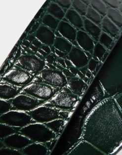 & Other Stories Mid Waist Belt In Croc