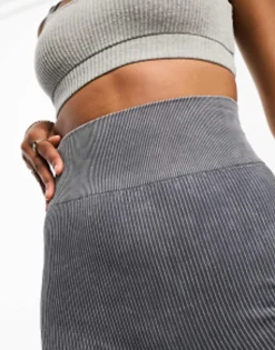 4505 Tall Icon Seamless Rib Legging In Grey