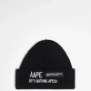 Aape By A Bathing Ape Worker Beanie In With Logo Embroidery