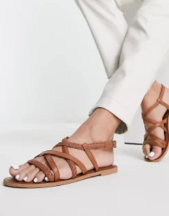 Accessorize Plaited Strappy Sandal In