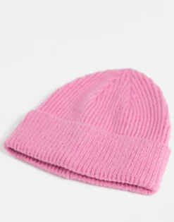 Accessorize Soho Beanie Hat In Bubblegum