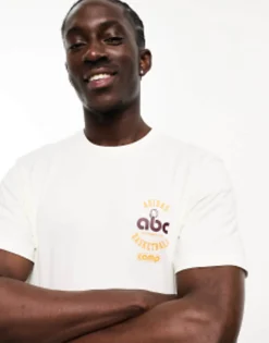 Adidas Basketball Camp Story Back Print T-Shirt In