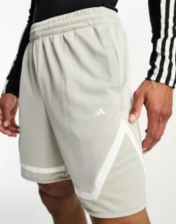 Adidas Basketball Pro Block Shorts In