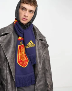 Adidas Football Spain World Cup 2022 Scarf In Blue