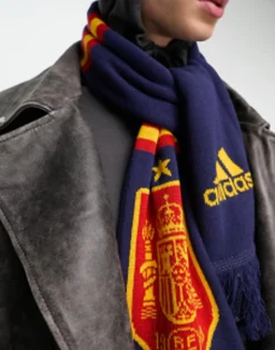Adidas Football Spain World Cup 2022 Scarf In Blue