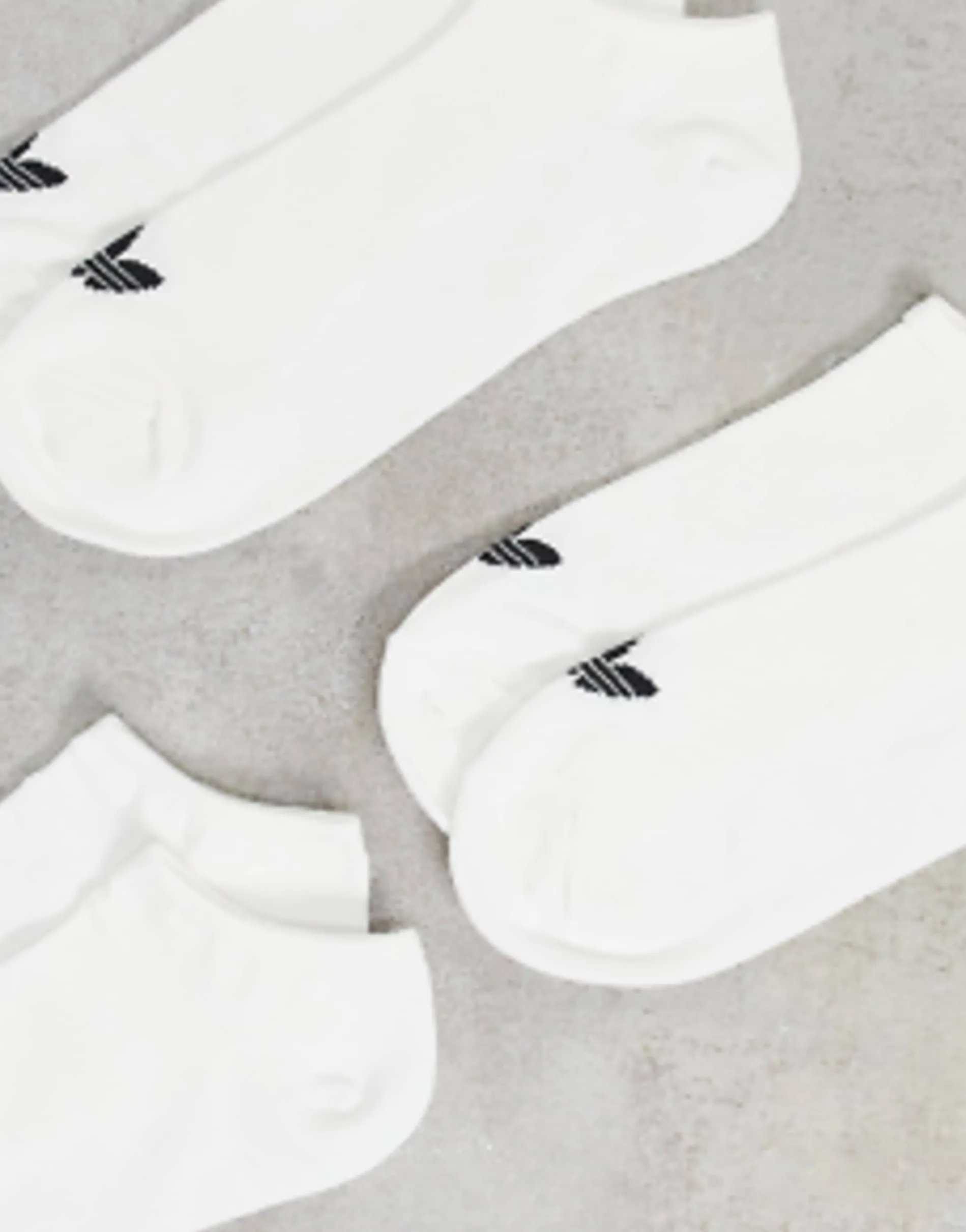 Adidas Originals Adicolor Trefoil 3 Pack Trefoil Trainer Socks In