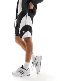Adidas Originals Rekive Logo Shorts In