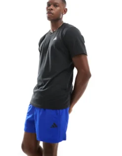 Adidas Training Train Essentials 7 Inch Woven Shorts In Blue