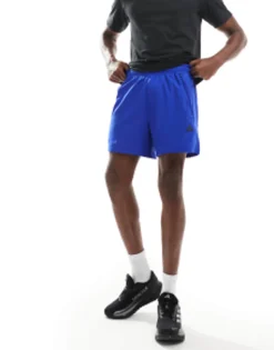 Adidas Training Train Essentials 7 Inch Woven Shorts In Blue