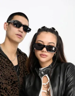 A.Kjaerbede Jean Rectangle Sunglasses In