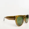 A.Kjaerbede Lilly Round Sunglasses In Smoke Transparent