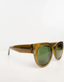 A.Kjaerbede Lilly Round Sunglasses In Smoke Transparent