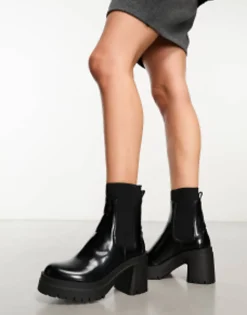 Aldo Bigmood Leather Chelsea Boots In
