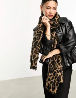 Aldo Fischile Leopard Print Scarf