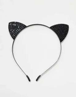 Ann Summers Halloween Diamante Cat Ears Headband In