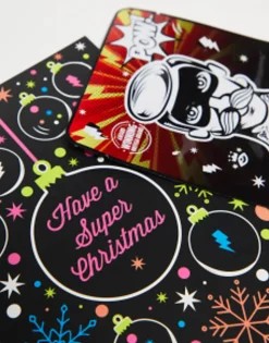 Barber Pro Christmask Card With Super Eye Mask