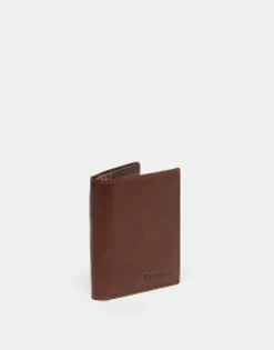 Barbour Colwell Small Billfold Wallet In Brown