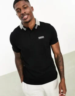 Barbour International Lydden Short Sleeve Polo Shirt In