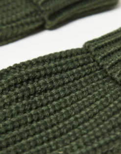 Barbour Saltburn Knitted Gloves In Khaki