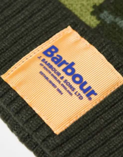 Barbour X Exclusive Unisex Patch Logo Beanie In