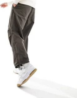 Bershka Parachute Trouser In Excluisve To Asos