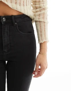 Bershka Petite High Waist Skinny Jean In