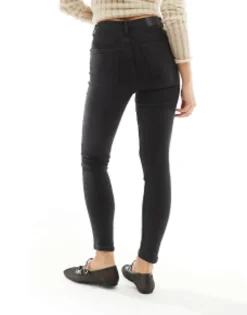 Bershka Petite High Waist Skinny Jean In