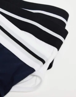 Boss Bodywear Bold 3 Pack Hipster Brief In Black, Blue And White