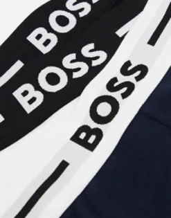Boss Bodywear Bold 3 Pack Hipster Brief In Black, Blue And White