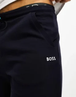 Boss Green Headlo 1 Jersey Shorts In Navy