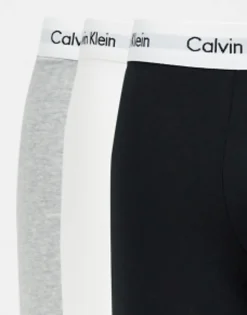 Calvin Klein 3 Pack Boxer Briefs In Black,White And Grey