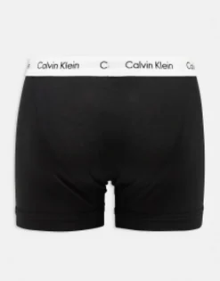 Calvin Klein Cotton Stretch 3 Pack Trunks In