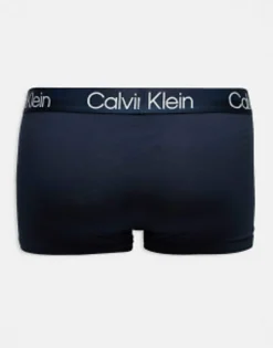 Calvin Klein 3-Pack Trunks In Navy, Grey And Khaki