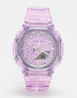 Casio Gma-S2100Sk Watch In Clear Purple