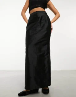 Collusion Sporty Maxi Skirt With Fishtail Detail In