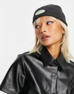 Collusion Unisex Fisherman Beanie With Logo In