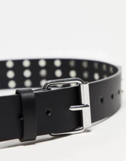 Collusion Unisex Studded Belt In