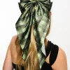Daisy Street Check Hair Bow In