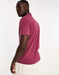 Design 2 Pack Jersey Shirts In Ecru And Maroon
