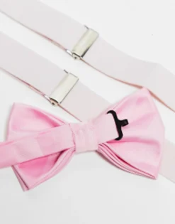 Design Bow And Brace Set In Pink