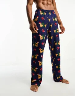 Design Christmas Dachshund Lounge Pants In