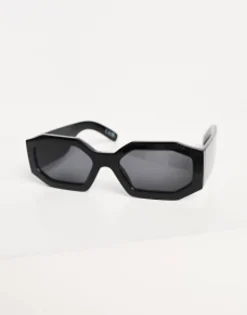 Design Chunky Hexagon Sunglasses In