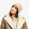 Design Chunky Knit Beanie In Oatmeal