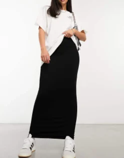 Design Column Maxi Skirt In