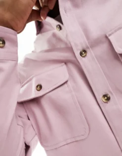 Design Cotton Shacket In