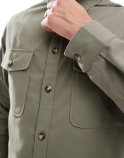 Design Cotton Shacket In