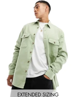 Design Cotton Shacket In Mid